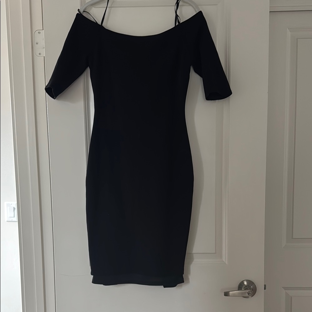 Lulus Black Off-Shoulder Dress